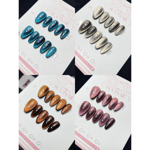NAIL BOX MẮT MÈO TRƠN PHONG THUỶ NAIL SCONAIL KÈM ẢNH THẬT