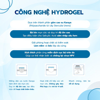 Miếng dán loại bỏ sùi mào gà - mụn cóc - mụn thịt - mụn cơm - dày sừng SALIVER-20
