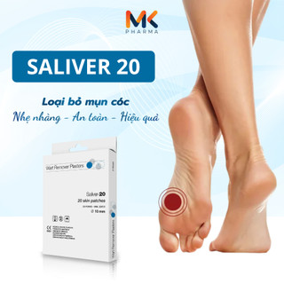 Miếng dán loại bỏ sùi mào gà - mụn cóc - mụn thịt - mụn cơm - dày sừng SALIVER-20