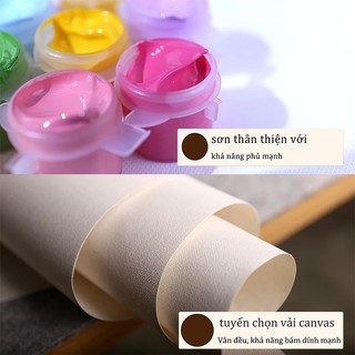 Tranh Tô Màu Số Hóa - Tổng Hợp Tranh Sao Trời - Kích Thước 40x50cm – Căng Khung - Sẵn kho giao nhanh