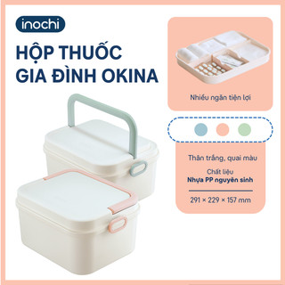 Hộp đựng , tủ đựng thuoc gia đình Okina , nhỏ gọn , tiện dụng Inochi