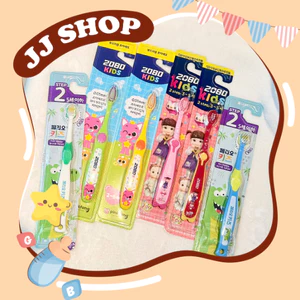 Bàn Chải Đánh Răng PinkFong, Baby Shark, Dino, Kongsooni Cho Bé Từ 3-5 Tuổi Hàn Quốc