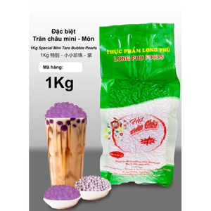Trân Châu Mini Khoai Môn Long Phú 1Kg – Dai Dẻo, Thơm Béo, Topping Trà Sữa & Chè Ngọt