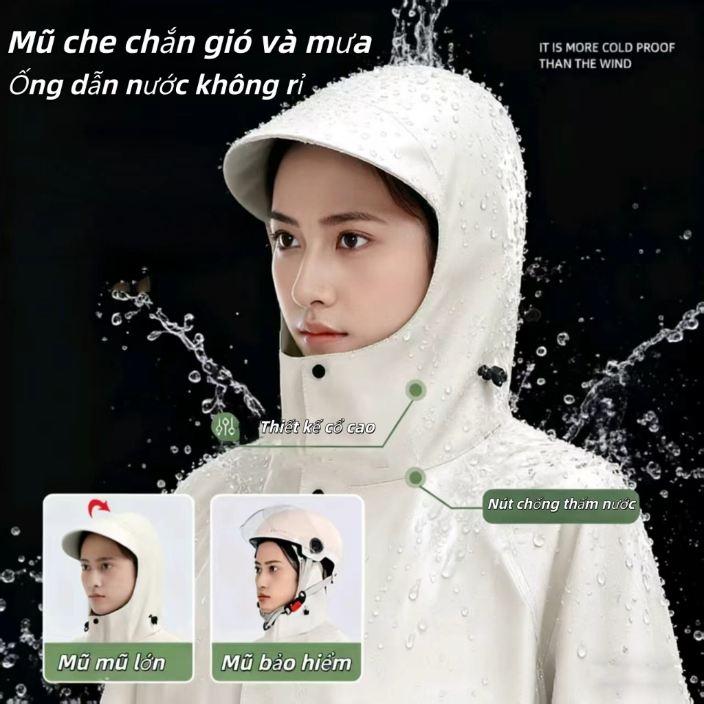 Áo mưa đi xe máy đơn nam nữ trong suốt cao cấp 1 người thời trang pvc đẹp