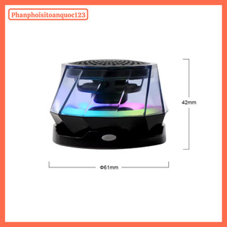Loa Bluetooth KISONLI Q6F M2 Dạng Xuyên Thấu – LED RGB – Nam Châm – Bluetooth 5.3 – Pin 7H