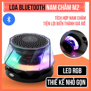 Loa Bluetooth KISONLI Q6F M2 Dạng Xuyên Thấu – LED RGB – Nam Châm – Bluetooth 5.3 – Pin 7H