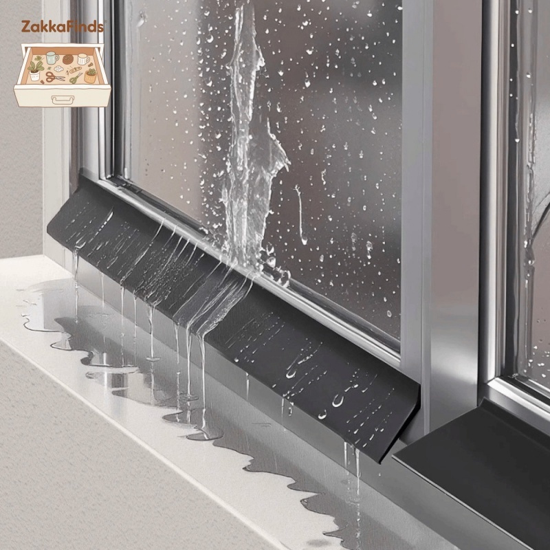Thanh chặn nước cửa sổ  1M, vách ngăn chống nước chảy ngược cao su chống thấm nước, chức năng niêm pho