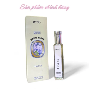 Nước Hoa Nam Nữ Chính Hãng Cty NaNo White Thơm Dai 8 Tiếng Mùi Sang Trọng Quí Phái Thanh Lịch 15ml