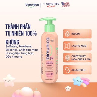 Combo 2 Chai Dung Dịch Vệ Sinh Vùng Kín & Mông Bé Gái BIMUNICA - Từ Sơ Sinh Đến Dậy Thì