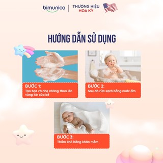 Combo 2 Chai Dung Dịch Vệ Sinh Vùng Kín & Mông Bé Gái BIMUNICA - Từ Sơ Sinh Đến Dậy Thì