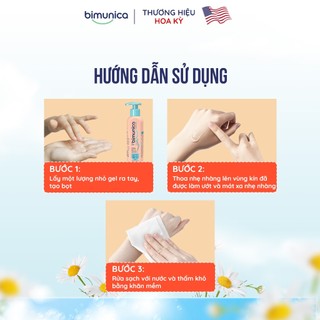 Dung Dịch Vệ Sinh Phụ Nữ Bimunica Cao Cấp 250ml - Ngăn Mùi, Cân Bằng PH, Gel Dịu Nhẹ