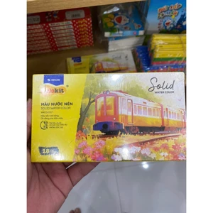 Màu nước nén 12/18/24 màu - Solid Water Color Thiên Long Colokit - Đạt chuẩn châu Âu