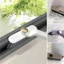 Bàn chải vệ sinh khe hở đa năng xoay 360 độ kèm nhíp gắp rác, cây chà sàn nhà tắm tiện lợi cho người bận rộn