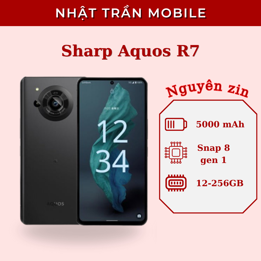 Điện Thoại Sharp Aquos R7 Cấu Hình Cao 12GB RAM, 256GB Bộ Nhớ Chip ...