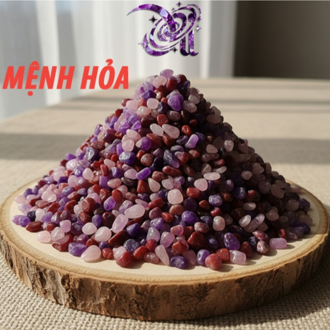 Set Đá Phong Thủy (theo MỆNH NGŨ HÀNH) - Để bàn làm việc, phòng ngủ, xe hơi, tarot - Thu hút tài vận