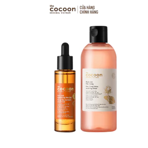 Combo Tinh chất nghệ Hưng Yên C22 30ml + Nước sen Hậu Giang (toner) Cocoon 310ml