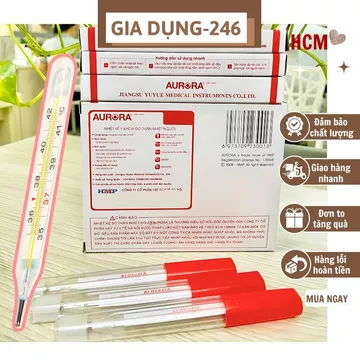 12 cây nhiệt kế thủy ngân cho bé Gia dụng 246 nhiệt kế cho bé sơ sinh kẹp nách theo dõi nhiệt độ