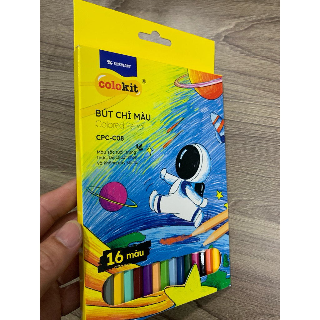 Bút chì màu Thiên Long CPC-C08 16 màu