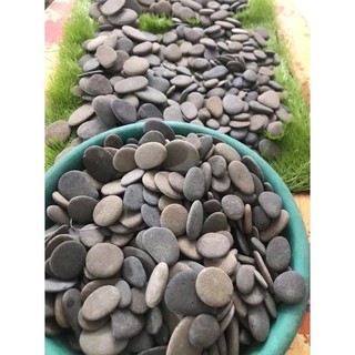 1kg đá cuội trơn dùng để vẽ tranh đá thập cẩm các size 2cm, 3cm, 4cm, 5cm