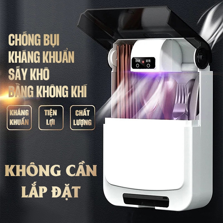 Kaleis Ống Đũa Khử Trùng UV – Diệt Khuẩn 99%, Sấy Khô Nhanh, Ngăn Nấm Mốc