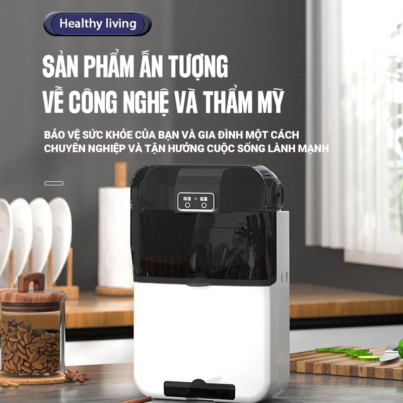 Kaleis Ống Đũa Khử Trùng UV – Diệt Khuẩn 99%, Sấy Khô Nhanh, Ngăn Nấm Mốc