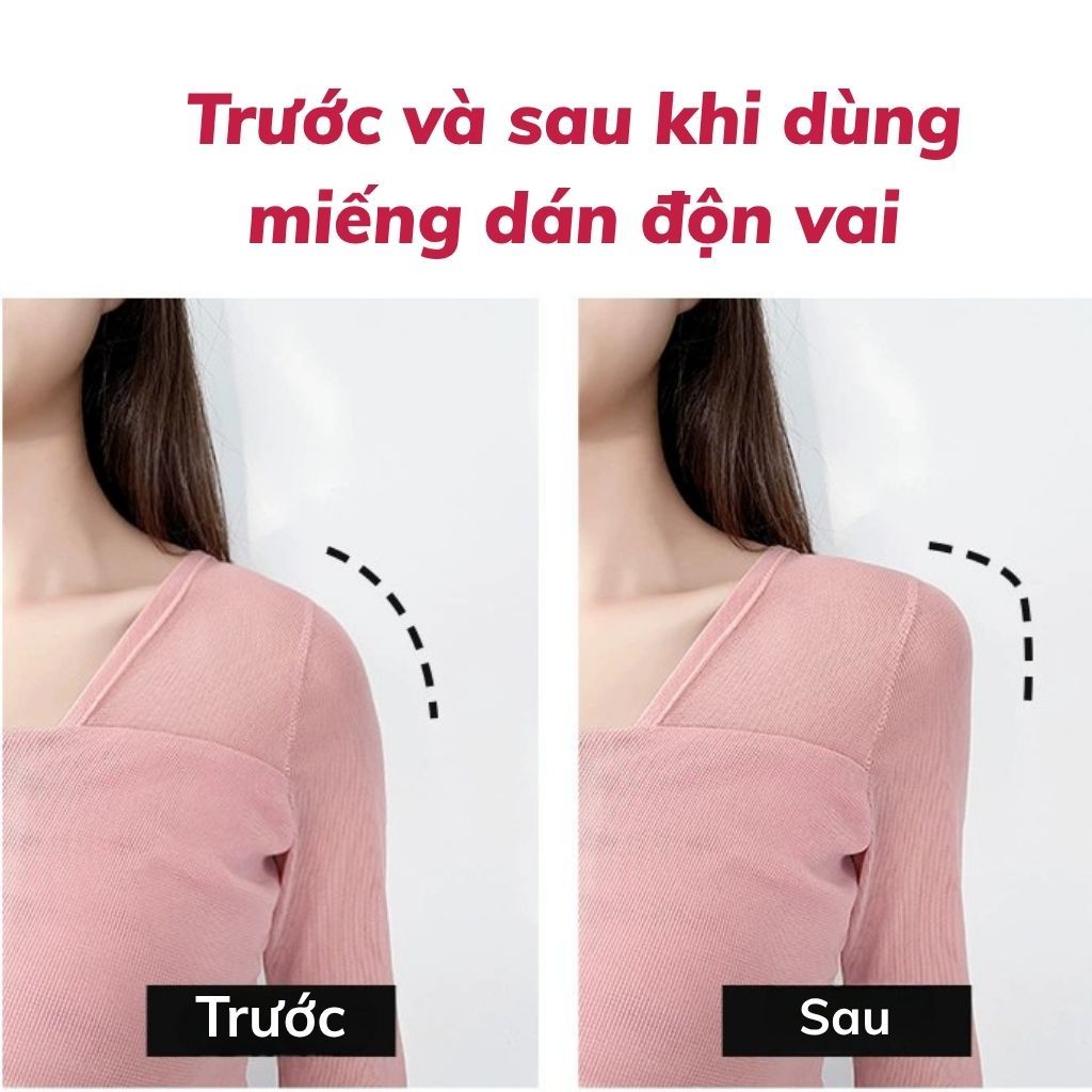 Miếng dán độn vai silicon nâng vai tự nhiên rộng vai siêu tàn hình tạo sự cân đối LANIXA  D0126
