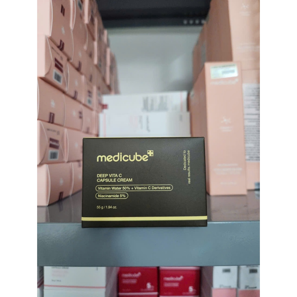 Kem dưỡng viên nang Medicube Deep Vita C Capsule Cream 55g Giúp Sáng Da, Mờ Thâm