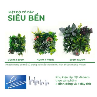 Tấm Cỏ Giả Làm Nền Chụp Ảnh Sản Phẩm, Cỏ Nhựa Trang Trí Treo Tường Decor Ban Công Quán Cafe