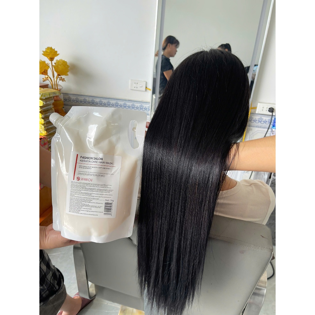 Mặt Nạ Ủ Tóc Keratin 1000ml - Phục Hồi Tóc Hư Tổn, Giúp Tóc Siêu Mềm Mượt