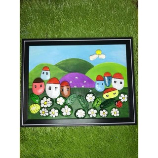 1kg đá cuội trơn dùng để vẽ tranh đá thập cẩm các size 2cm, 3cm, 4cm, 5cm