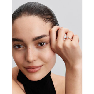 Nhẫn Mạ Vàng Hồng 14k Pandora Timeless Hứa Hẹn Tình Đầu (Trái Tim)
