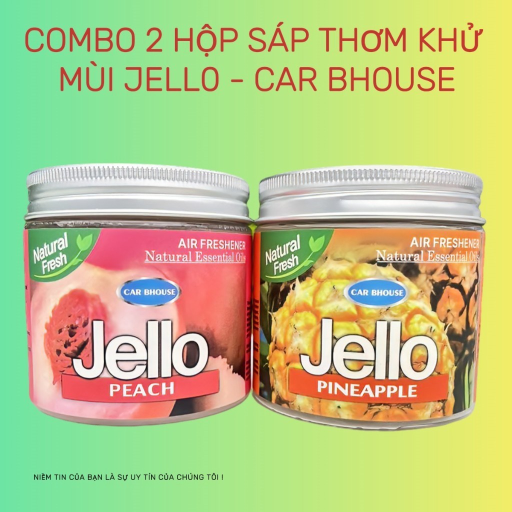 Bộ 2 hộp sáp thơm phòng xe hơi nhà ở không gian nhỏ 220G