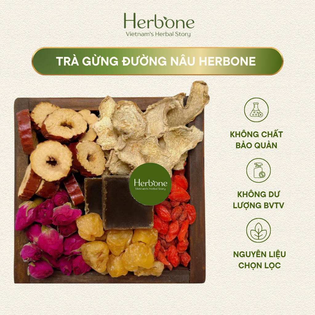[Dùng thử] Set 10 Gói Trà Hoa Thảo Mộc HERBONE Đẹp Da Thanh Lọc Cơ thể Ngủ Ngon Nhiều Loại