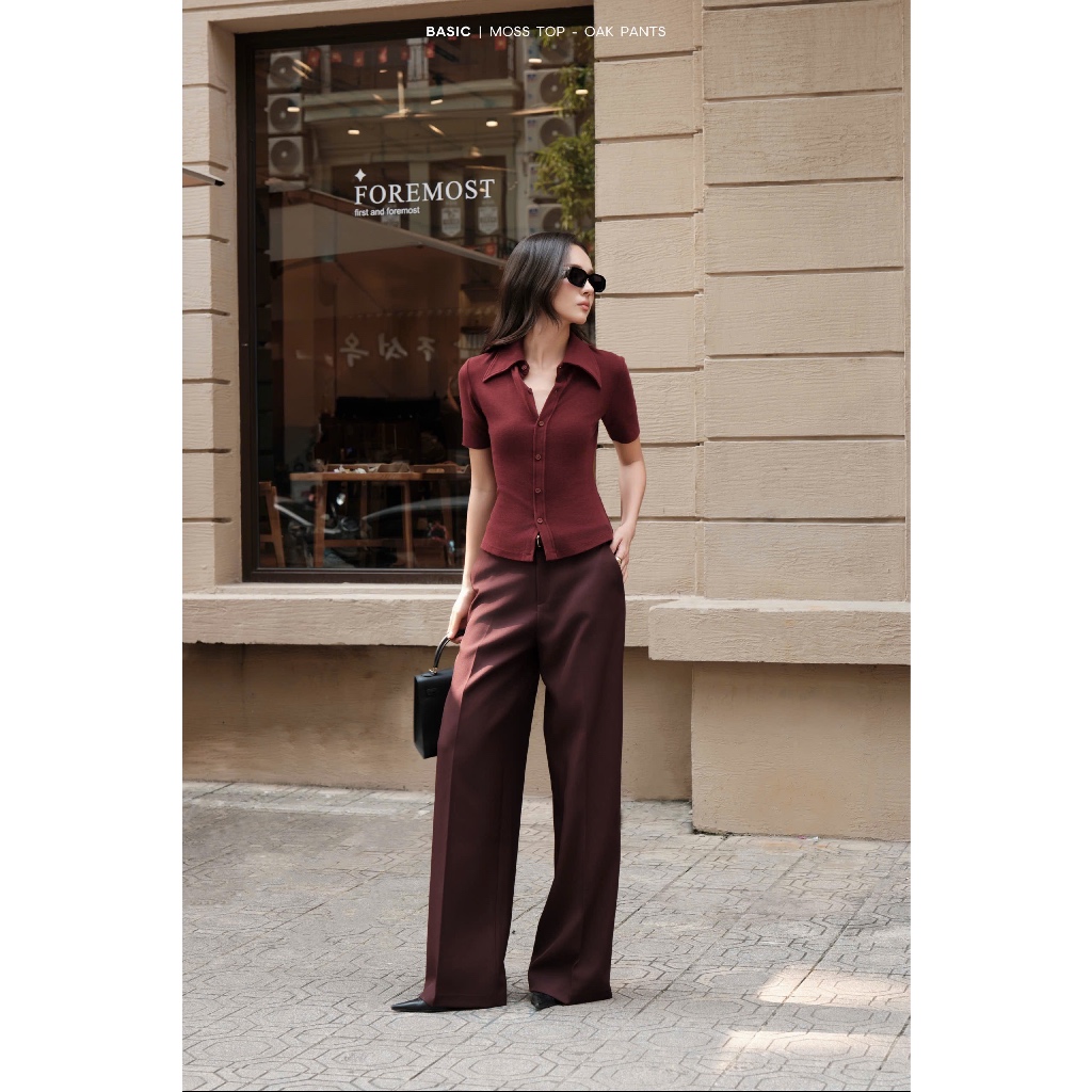 [BST WINTER ’25] Quần tây nữ hai li BASIC OAK PANTS | BigBuy360 - bigbuy360.vn