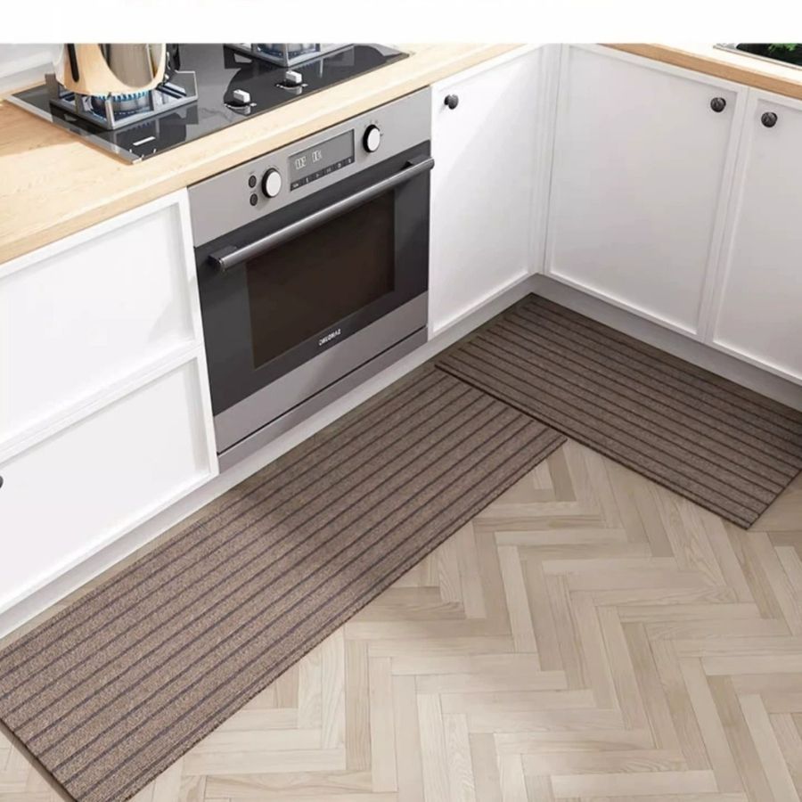 Thảm Lau Chân Nhà Bếp Cao Cấp Polyester Chống Trượt Thấm Hút Nhanh Dễ Vệ Sinh  1986
