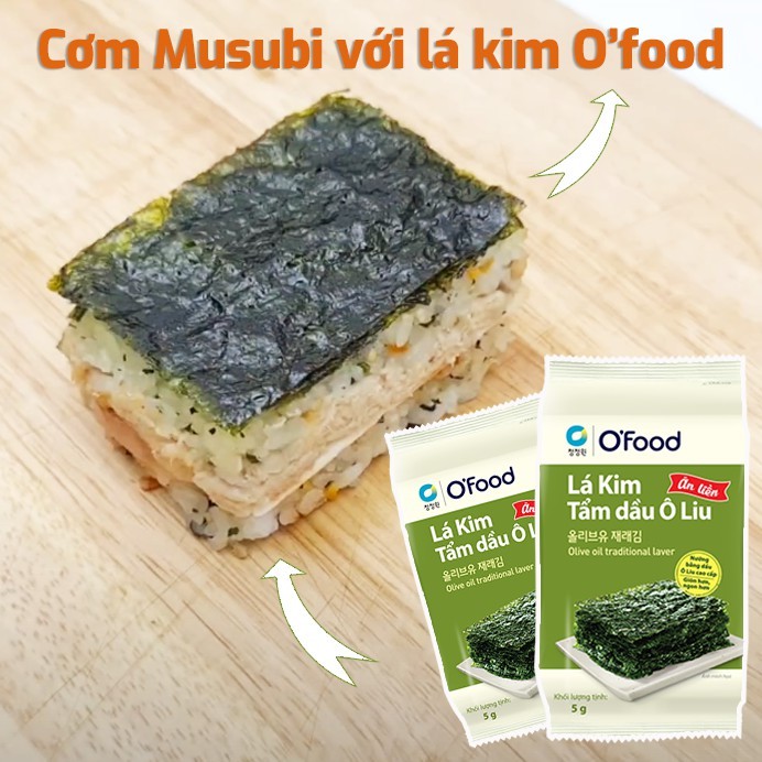 [PHIÊN BẢN 24 GÓI] Rong Biển Lá Kim O’Food Ô Liu 4G – Combo 12+12 – Ăn Liền Healthy