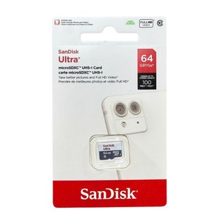 Thẻ nhớ MicroSDXC SanDisk Ultra 64GB 667x đọc 100MB/s ghi 35MB/s (Bạc)