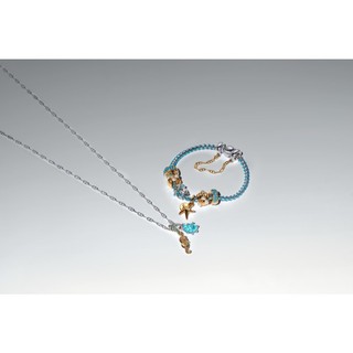 Charm Pandora Ốc Biển Xanh - Sóng Thuỷ Tinh
