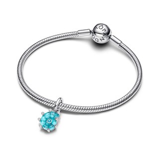 Charm Pandora Ốc Biển Xanh - Sóng Thuỷ Tinh