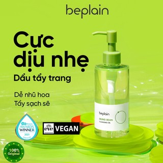 Beplain Chính Hãng Dầu Tẩy Trang beplain Đậu Xanh - Mung Bean Cleansing Oil 200ml