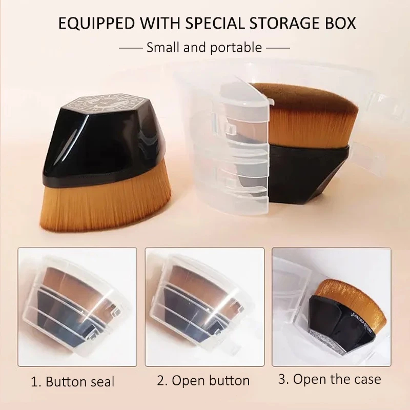 Cọ Tán Kem Nền Cọ Trang Điểm Đa Năng Che Khuyết Cọ trang điểm tán phấn nền ma thuật liền mạch sợi lông mềm mại có hộp đự