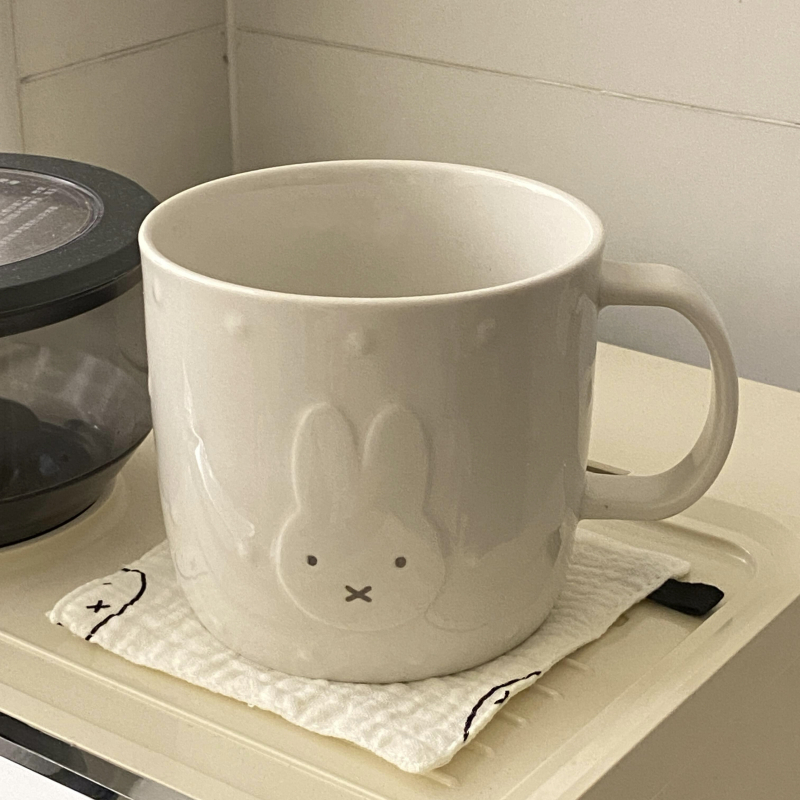 🐰 Ly sứ Miffy Hàn Quốc700ml-600ml-500ml☕ Dễ thương, dung tích lớn, cốc sữa cà phê văn phòng | BigBuy360 - bigbuy360.vn