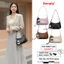 Túi Đeo Vai 𝐒𝐚𝐦𝐩𝐭𝐲 Dáng Bầu Đứng Form Tùy Chọn Phụ Kiện Charm Gấu Phong Cách Hàn Quốc