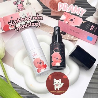 (Minisize) [PRAMY] Xịt Khóa Nền Makeup PRAMY Vỏ Loopy Đáng Yêu, Moisturizing Setting Spray, 30ml