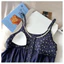 -Bộ ngủ hoa nhí xanh than nhẹ nhàng mà vẫn đáng yêu-Size M-2XL