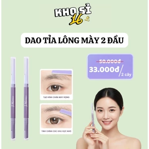 Dao Cạo Lông Mày 2 Đầu JMornics Chính Hãng, Dao 2 Lưỡi Không Rỉ, Tiện Lợi Dễ Tạo Dáng, Lưỡi Siêu Mỏng