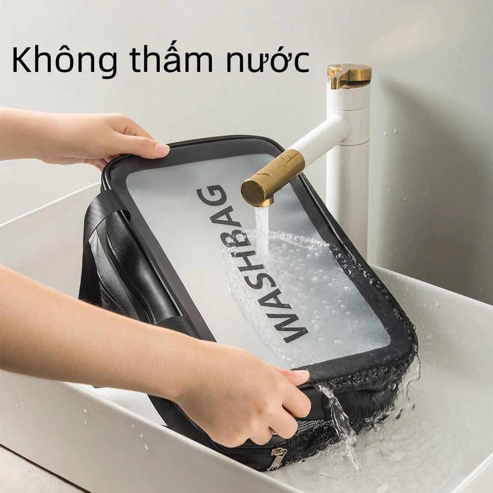 [Peinn] Túi Đựng Mỹ Phẩm WASHBAG Túi giặt ngăn khô ướt riêng biệt /Đồ Trang Điểm Du Lịch Túi lưu trữ Túi giặt