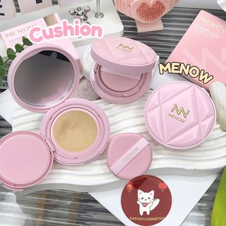 [MENOW] Cushion/ Phấn Nước Menow Vỏ Hồng Finish Mỏng Nhẹ, Air Cushion Cream, 12g