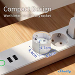 Ổ cắm thông minh WiFi Shelly Plug S Gen3 đo điện tiêu thụ điều khiển từ xa qua điện thoại tiết kiệm điện — ảnh 2