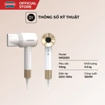 Máy sấy tóc ion âm Sunhouse SHD2320 - Đầu sấy xoay 360 độ  - 3 tốc độ gió - X2 tốc độ sấy — ảnh 8